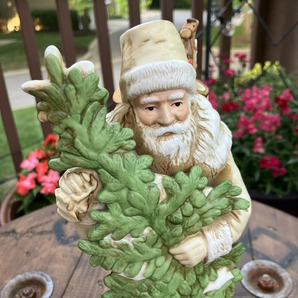 Vintage 1986 Schmid B Shackman Santa Clause Music Box Winter Wonderland Works